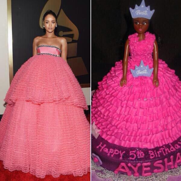 Una muñeca barbie fue su regalo.