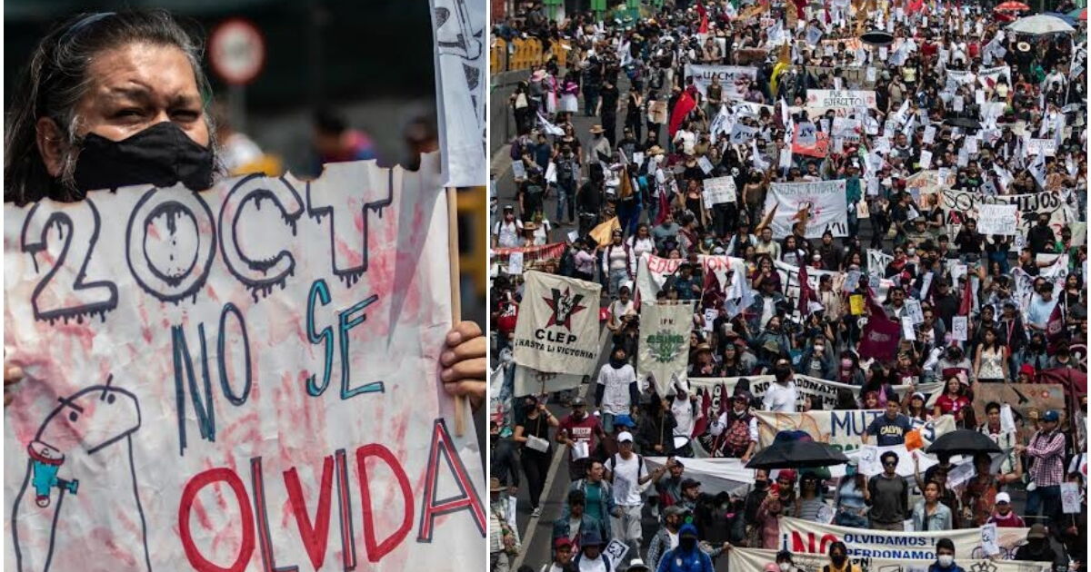 Miles marchan en la CDMX por el 2 de Octubre; reportan saldo blanco