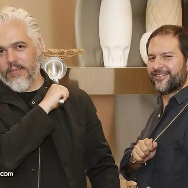 Hector Esarwe y Enrique Olvera