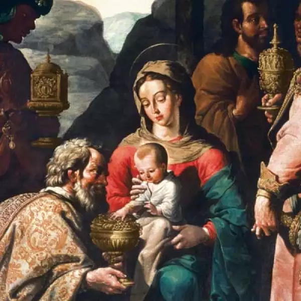 Autor: José Juárez. Material: Óleo sobre tela. Tamaño: 211 x 168 cm. Origen : Col. Museo Nacional de Arte. Obra restaurada por Fomento Cultural Banamex.