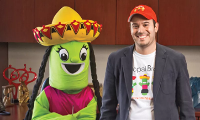 Óscar Torres ya negocia para que Nopal Bros. llegue a Nuevo León en 2014, a través de la cadena de supermercados HEB.  (Foto: Elmer Zambrano Garza)