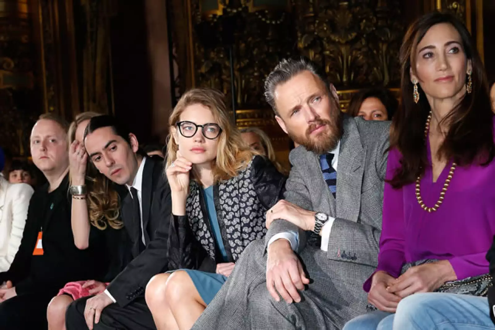 Twiggy, Solveig Karadottir, James McCartney, Dhani Harrison, Natalia Vodianova, Alasdhair Willis, Nancy Shevell.