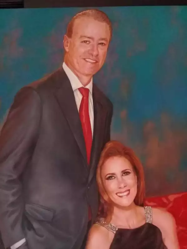 Quirino Ordaz y su esposa pintado por Ernesto Ríos Rocha.jpg