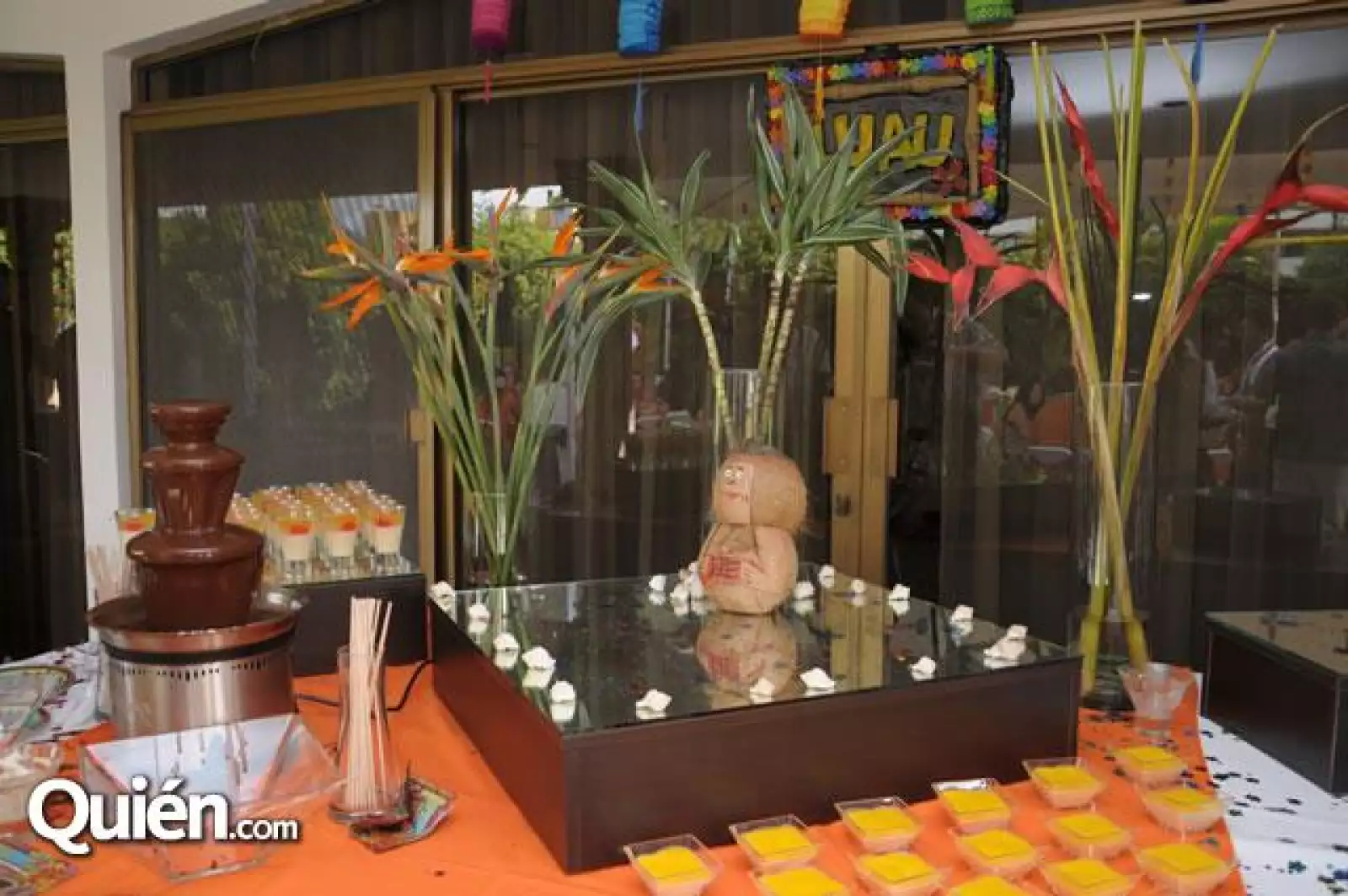 Detalle decoración barra de postres