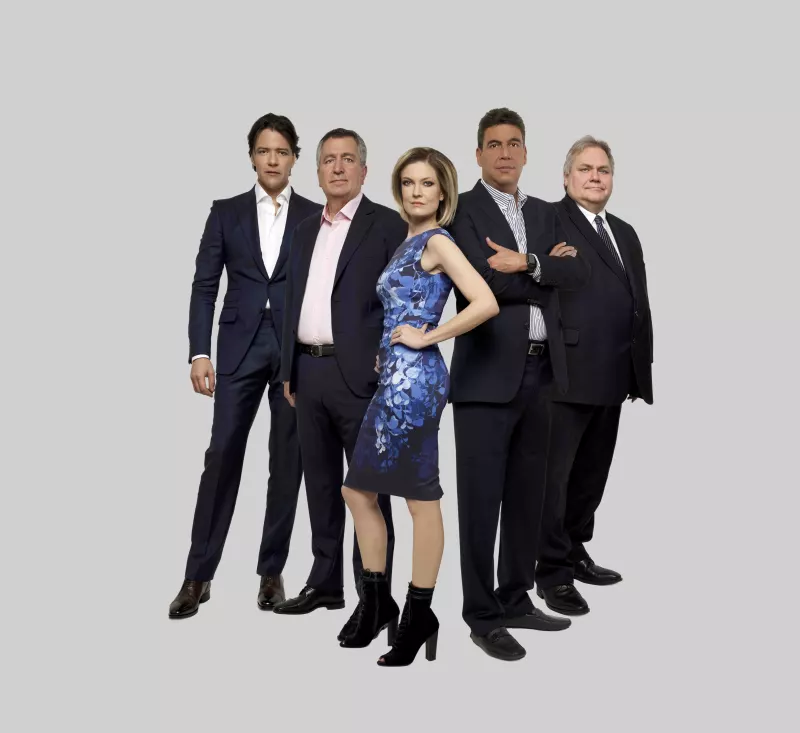 De izquierda a derecha: Rodrigo Herrera, Jorge Vergara, Ana Victoria García, Arturo Elías Ayub y Carlos Bremer.