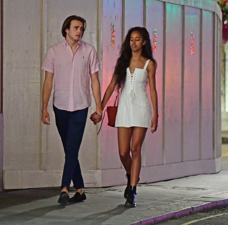 Malia Obama y su novio en Londres 