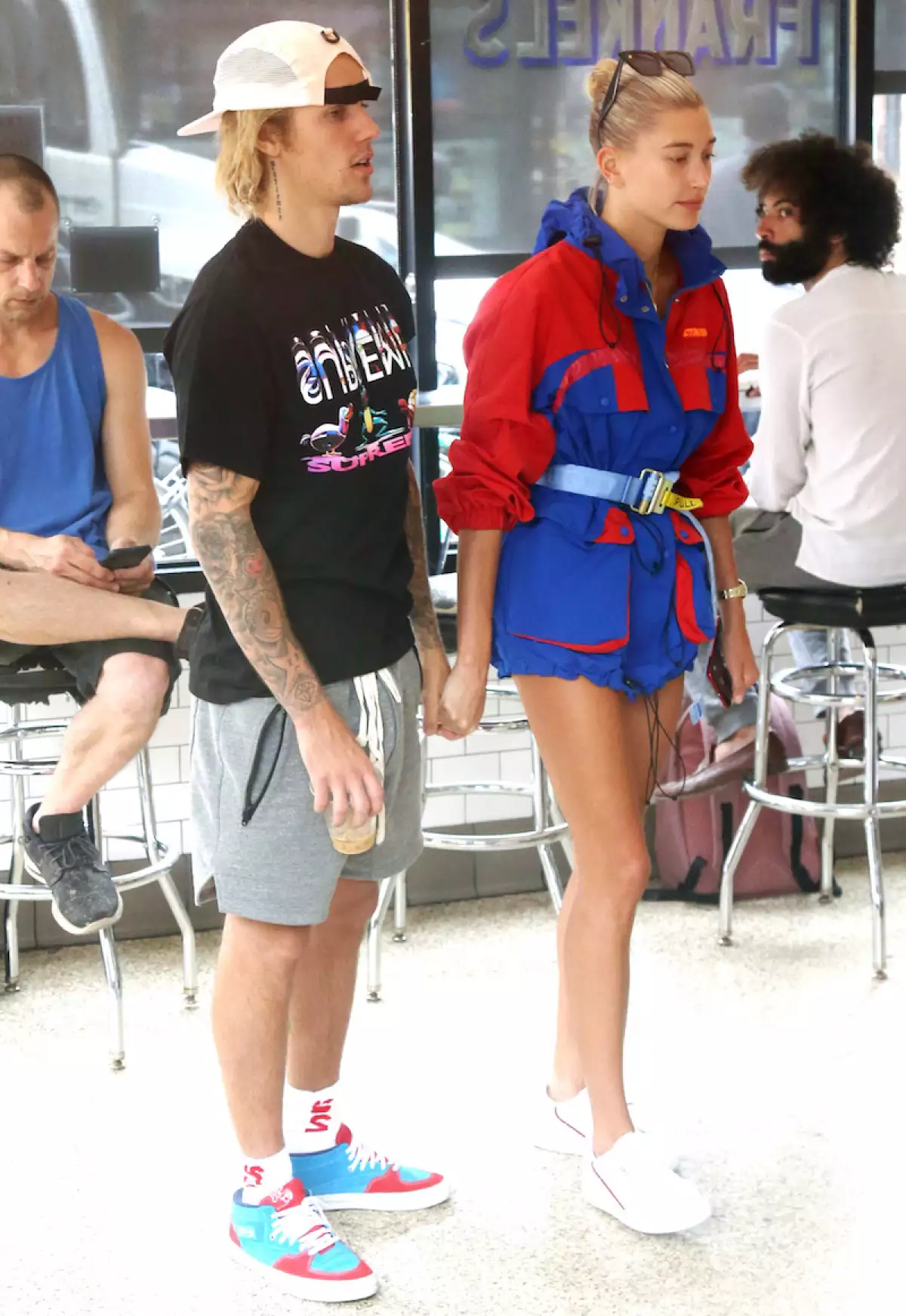 Justin Bieber and Hailey Baldwin out and about, New York, USA - 30 Jul 2018