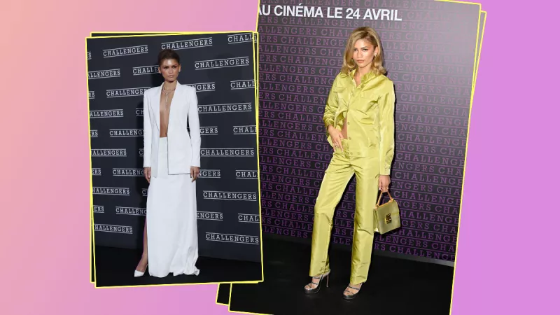 Todos los looks de Zendaya en la gira de prensa de Challengers 