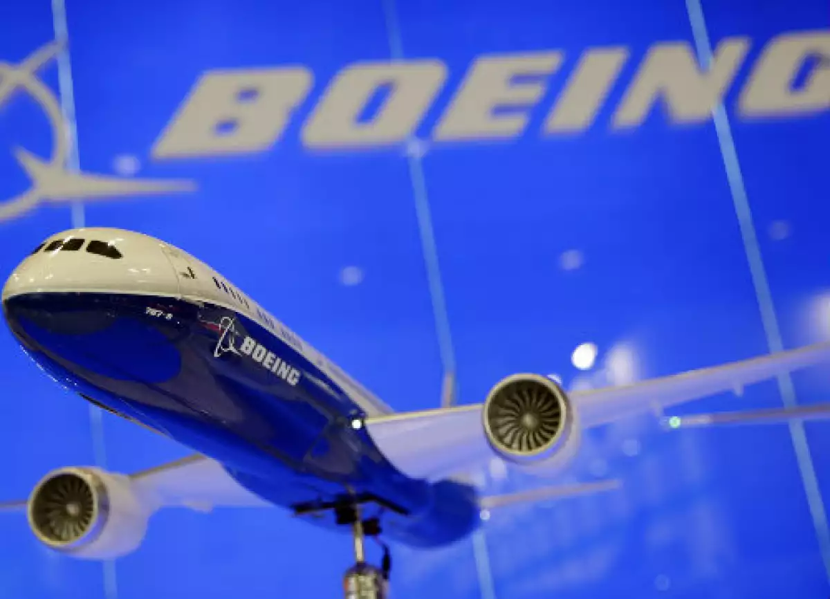 Boeing avi�n a escala