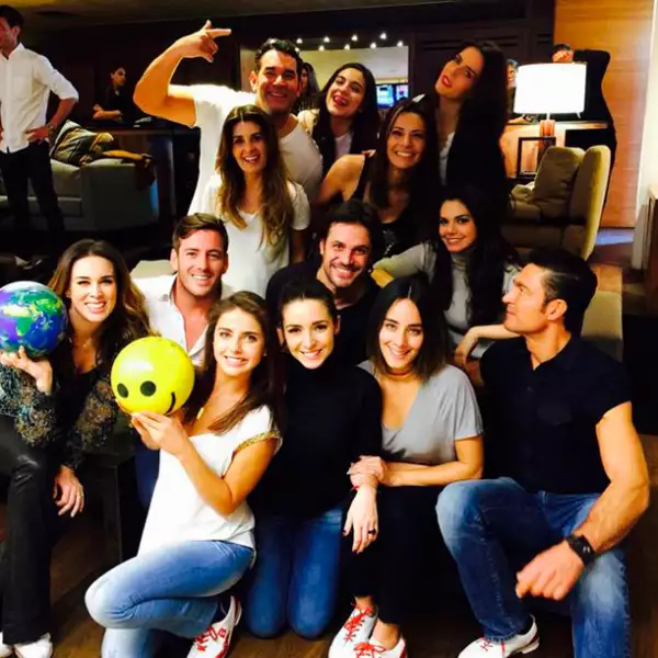 Los famosos pasaron grandes momentos en atracciones como el boliche.