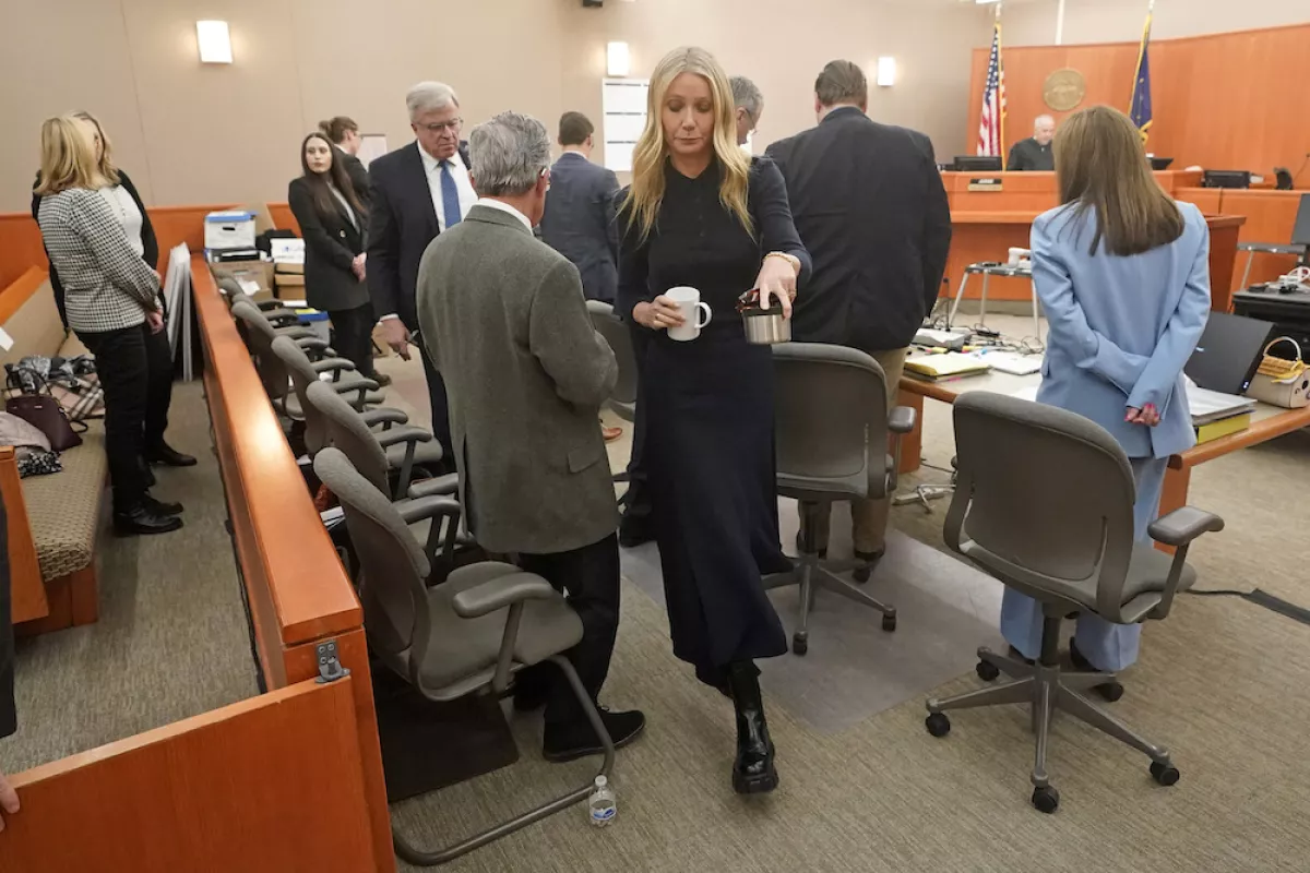 Actress Gwyneth Paltrow On Trial For Ski Accident