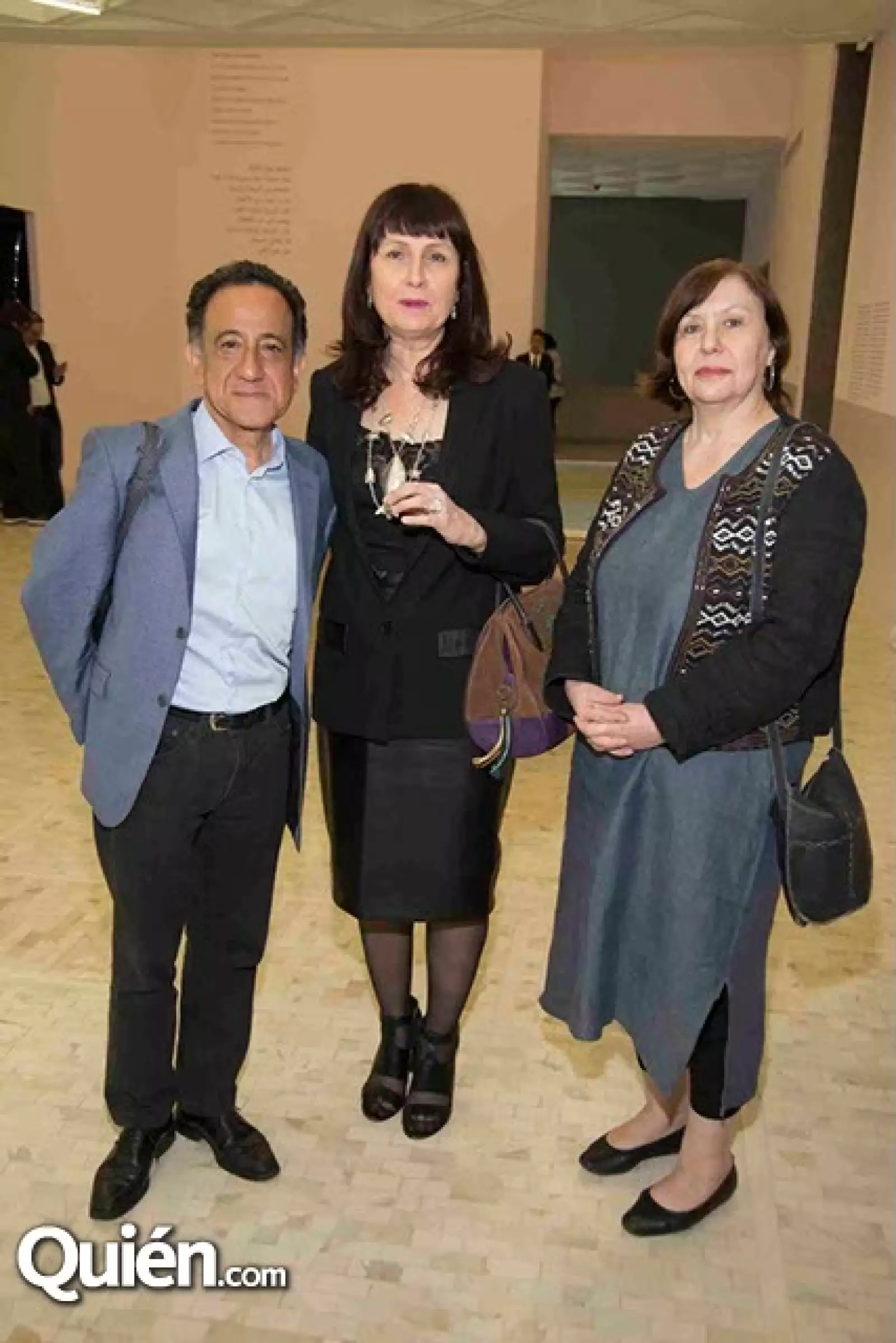 Alfredo Cruz, Katrin Berme y Esther Katz