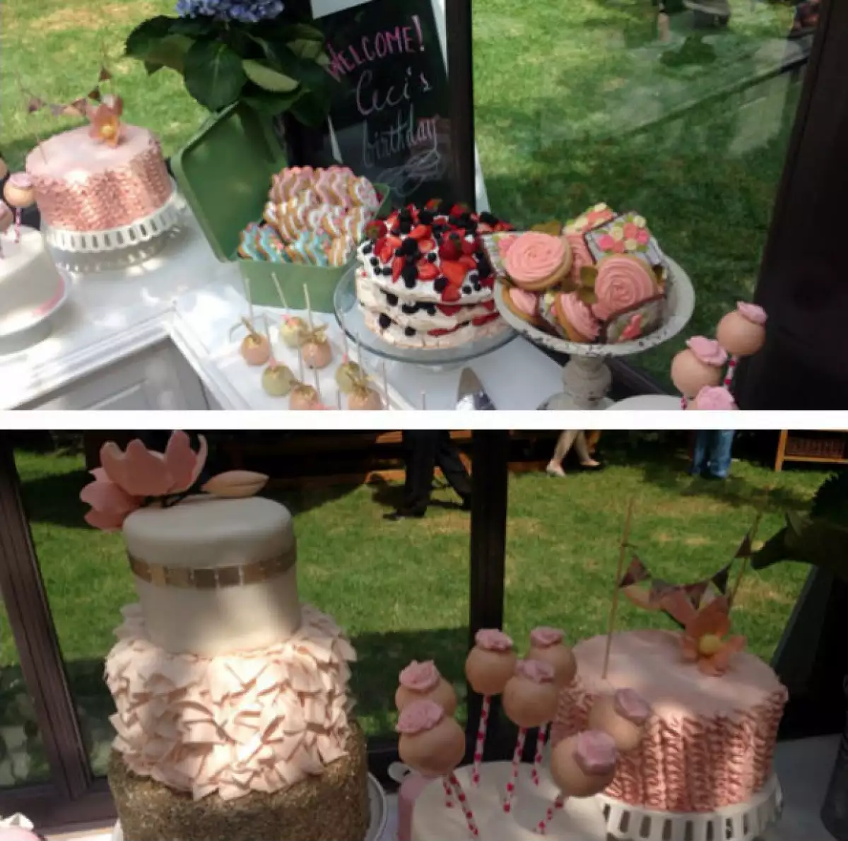 Algunos de los postres que hicieron más dulce la fiesta de cumpleaños de Ceci.