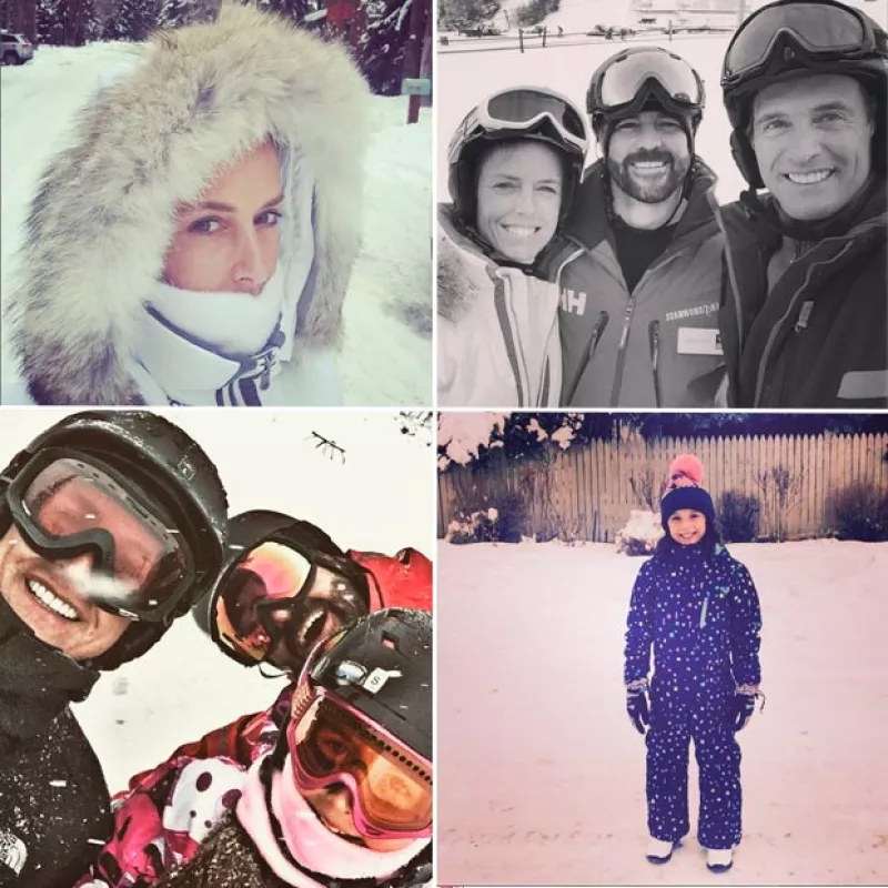 La pareja, que cumplió años de casados el pasado 20 de diciembre, se encuentra disfrutando de unas heladas vacaciones en Aspen, Colorado.