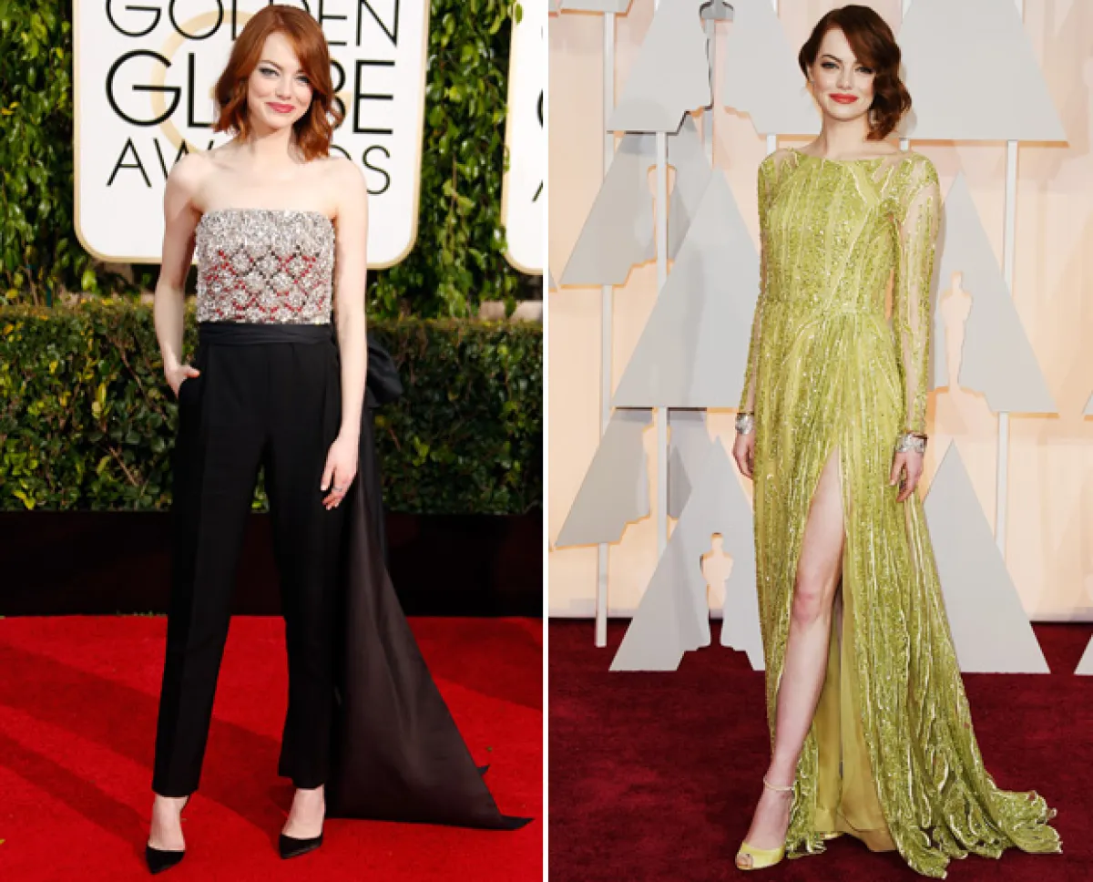 Emma llegó sin acompañante tanto a los Golden Globes como a los Oscar de este 2015.
