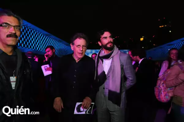 Philip Glass y Gonzalo García Vivanco.