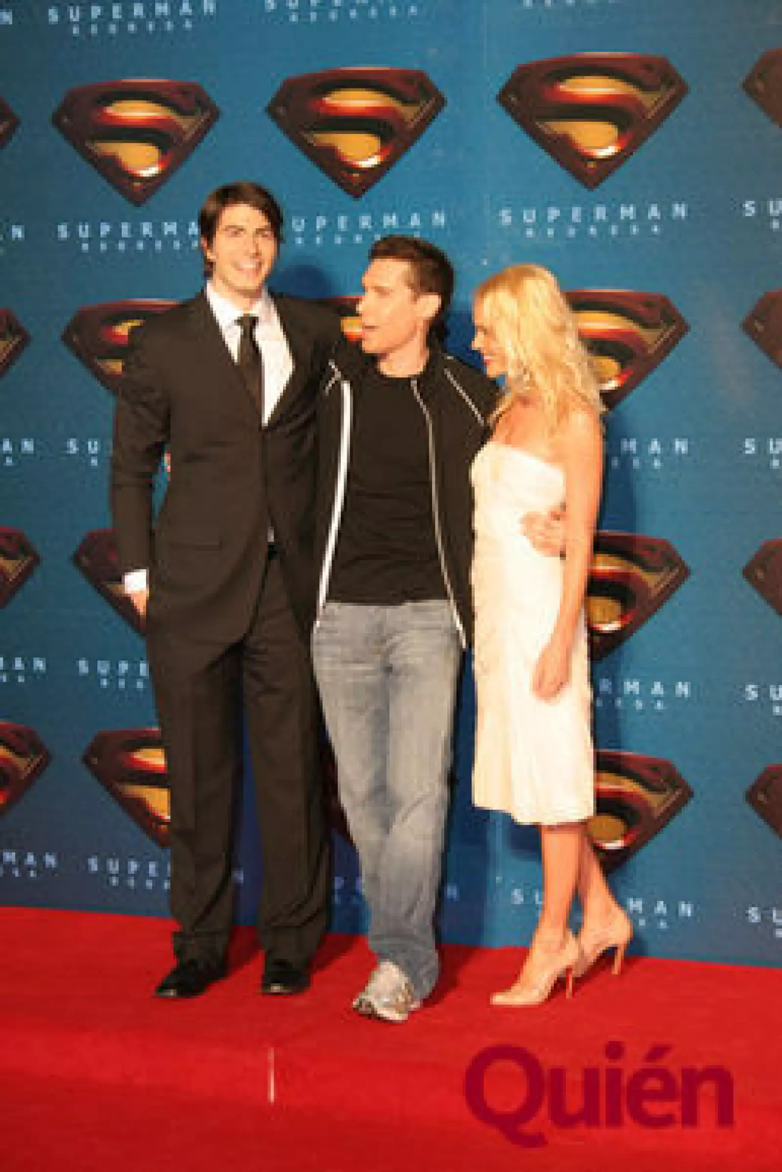 Brandon Routh, Bryan Singer, Kate Bosworth