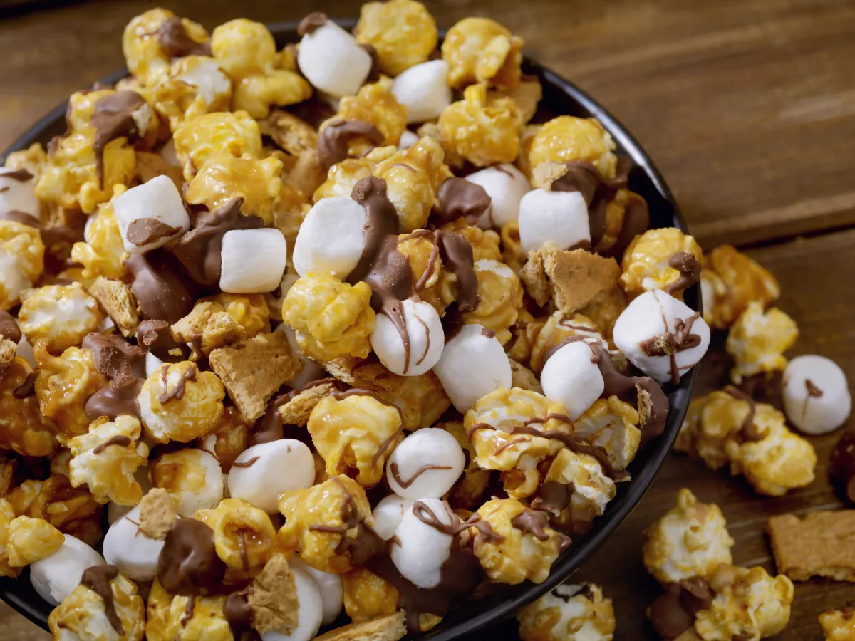 Smores Caramel Popcorn