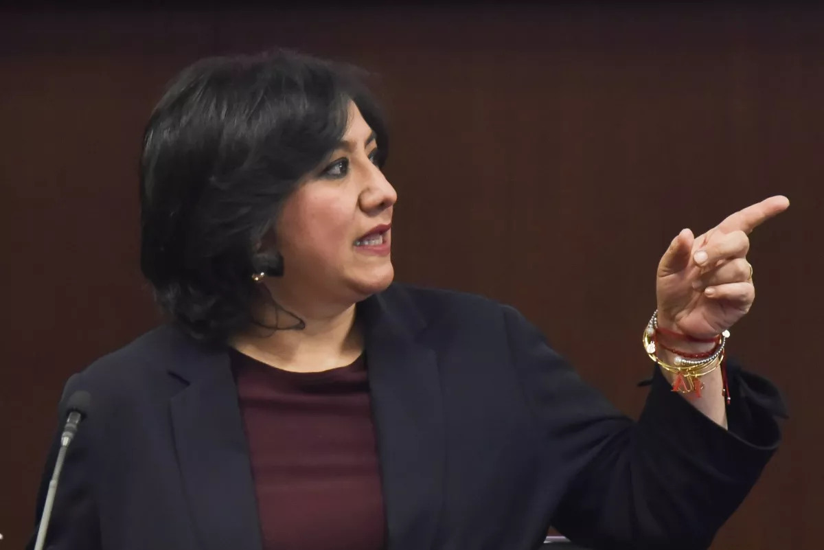 La Secretaria de la Función Pública, Irma Eréndira Sandoval, dio a conocer 