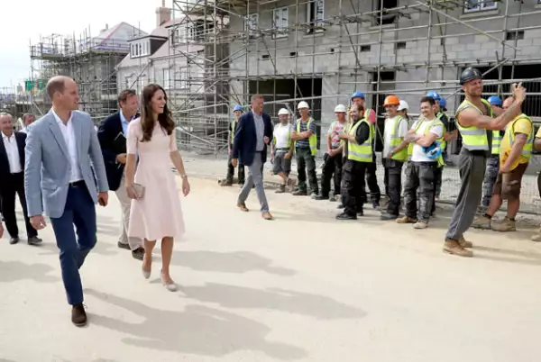 Kate y Will visitaron algunas construcciones de la ciudad de Truro en Cornwall.