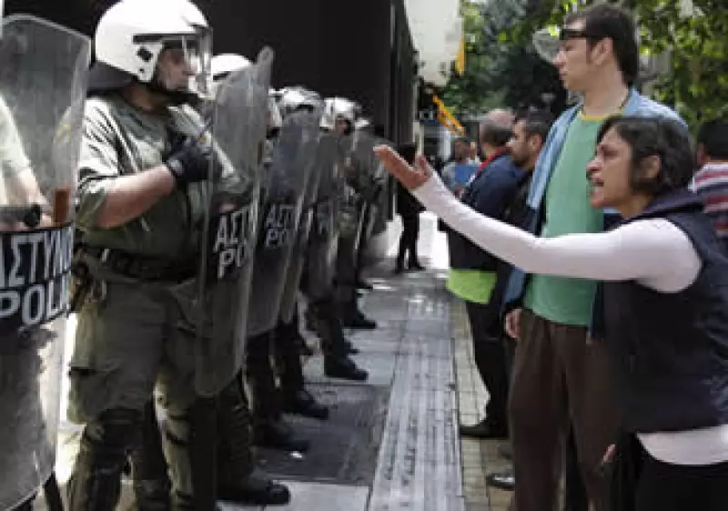Las políticas de austeridad del Gobierno han generado protestas constantes. (Foto: AP)