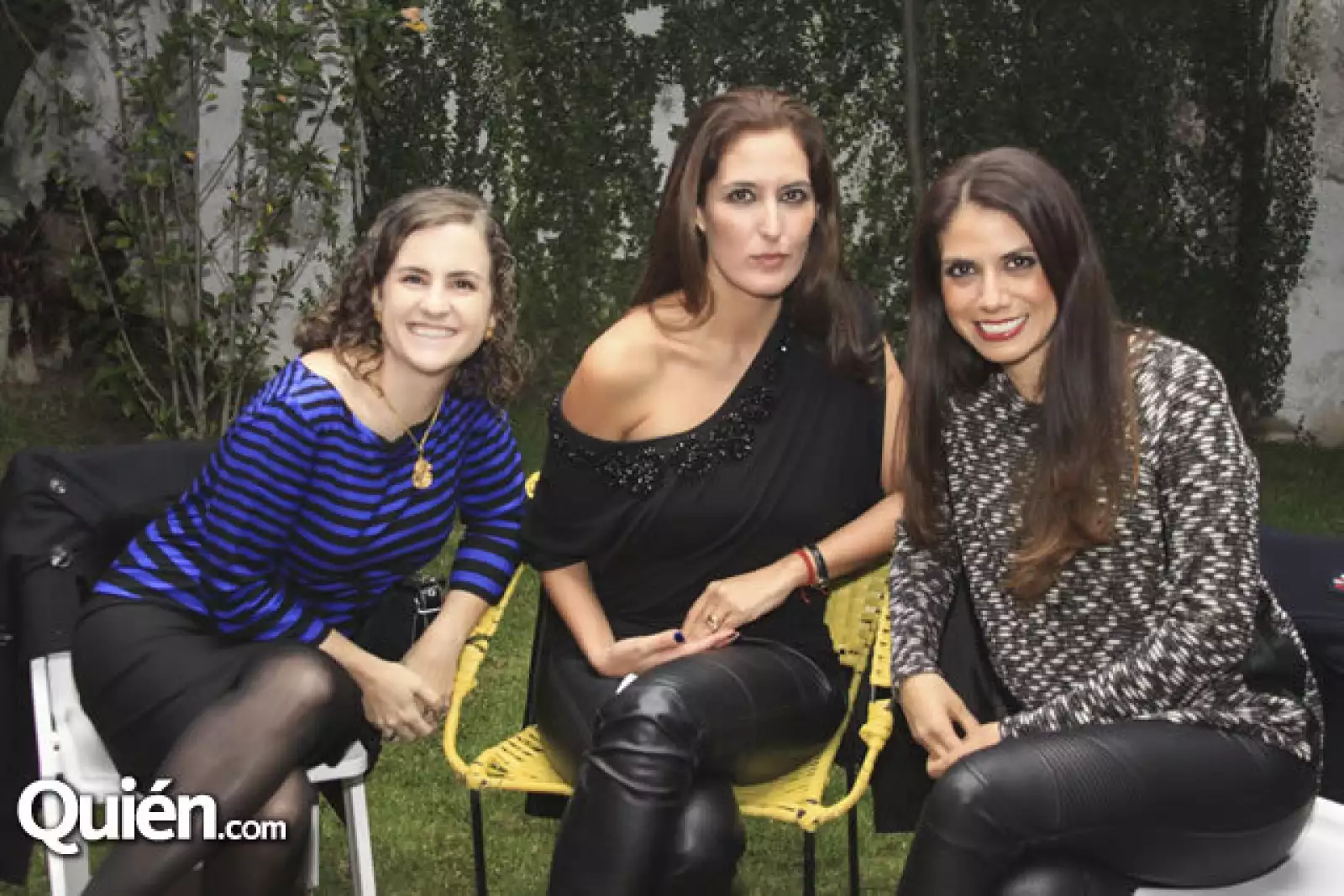 Mercedes Bru, Karina Barba de Gaggero y Claudia González