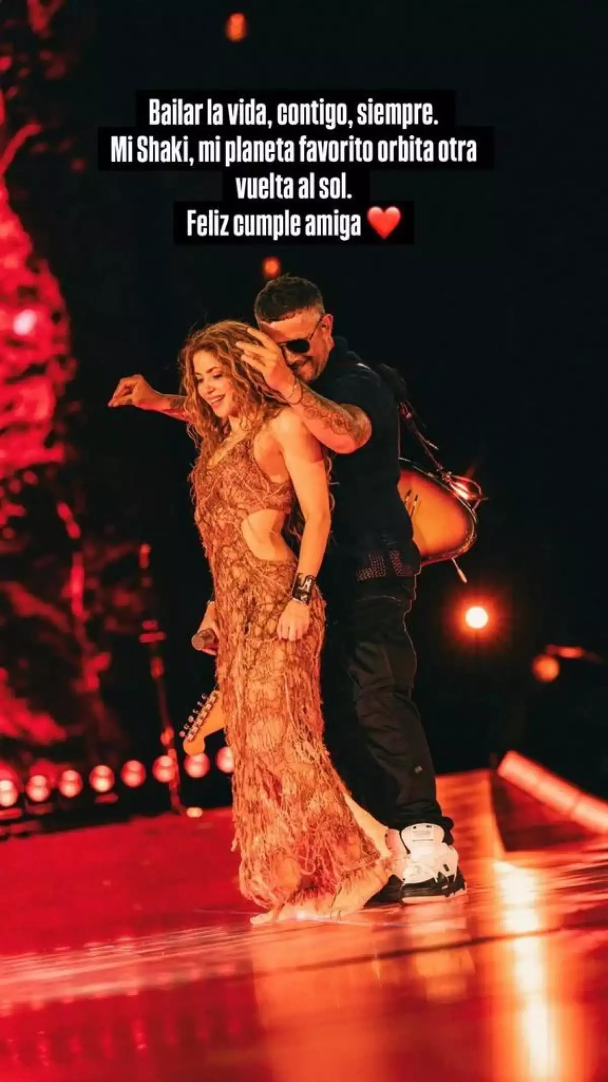 Alejandro Sanz felicita a Shakira por su cumpleaños 49