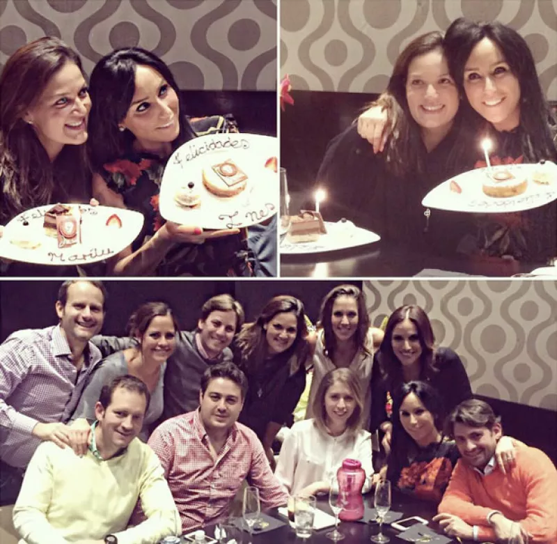 La primera salida post-baby de la guapa conductora ha sido para celebrar que está a días de cumplir años.