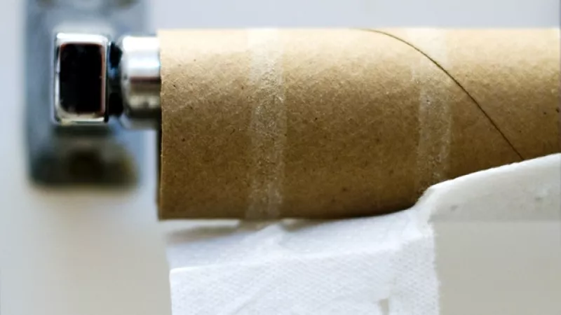 papel higiénico rollo baño