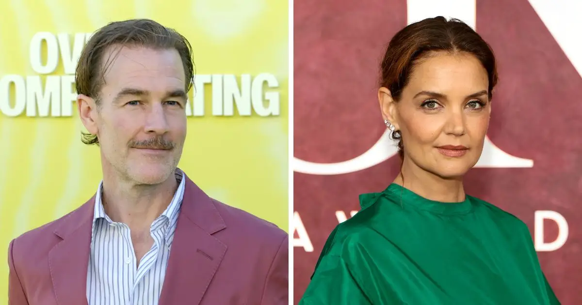 James Van Der Beek y Katie Holmes