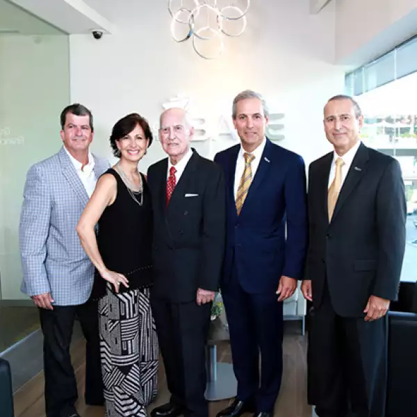 Alberto Barrera,Marcela Barrera de Fernández,Alfonso Barrera,Lorenzo Barrera y Alvaro Barrera