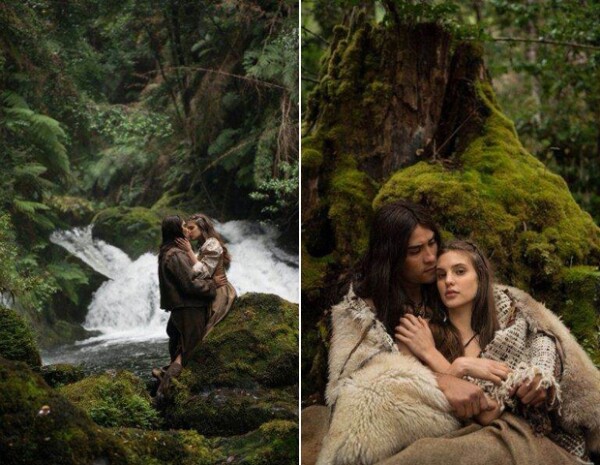 Macarena filmó en grandes paisajes que enmarcan su romance en la historia.