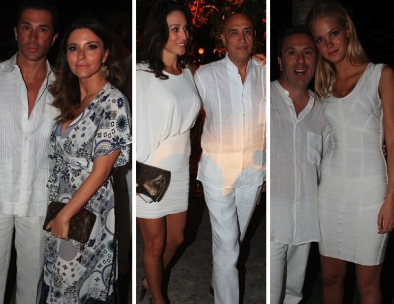 Al Yucatán Moda Nextel asistieron Sergio Mayer e Isabella Camil, Roberta López Negrete y Pedro Torres y Rafael Micha quien posó junto a la modelo estrella Erin Heatherton.