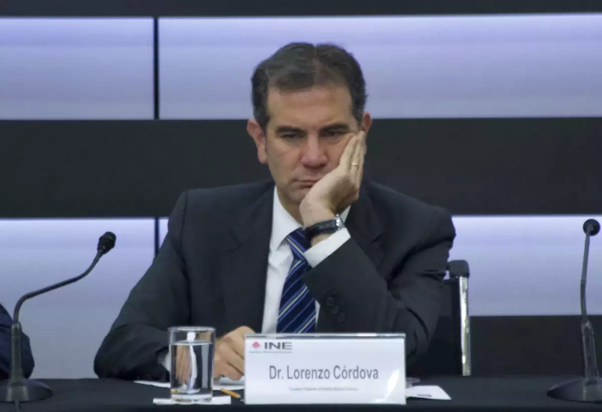 Lorenzo Córdova, consejero presidente del Instituto Nacional Electoral.