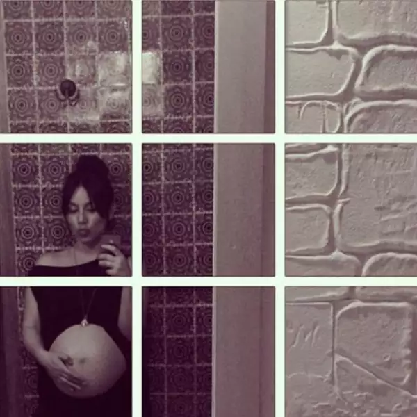 Durante su embarazo continuó con su vida sana y equilibrada.