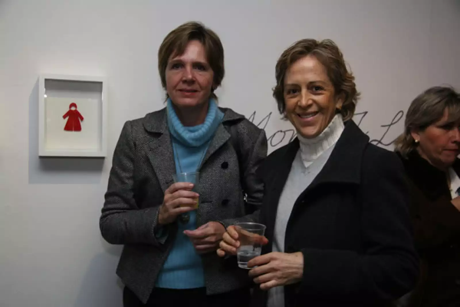 Exposición de Mona J. Lang con Rebeca De Alba.