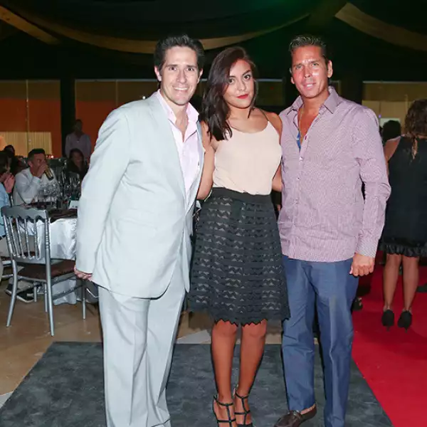 Aurelio Joaquín, María Fernanda Fichtly y Roberto Palazuelos