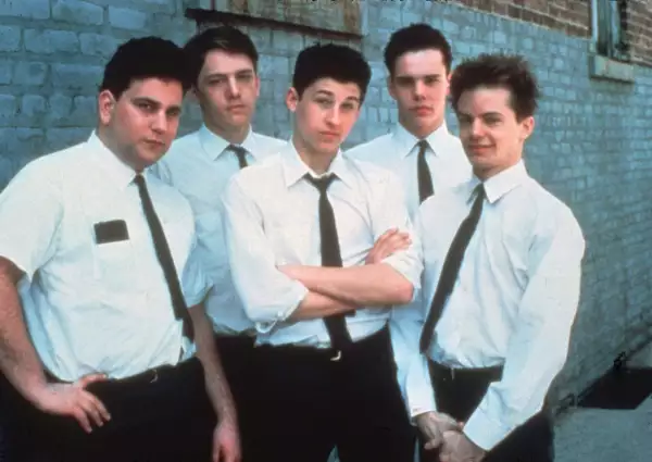 Patrick Dempsey de joven en la película Heaven Help Us