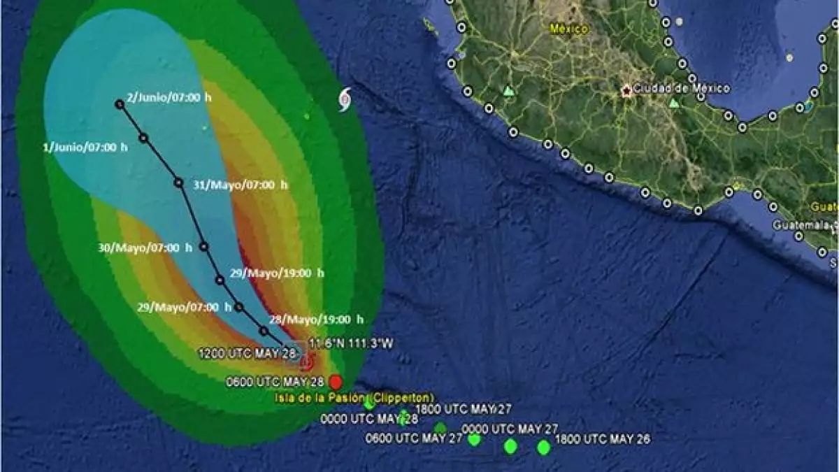 tormenta tropical Andrés