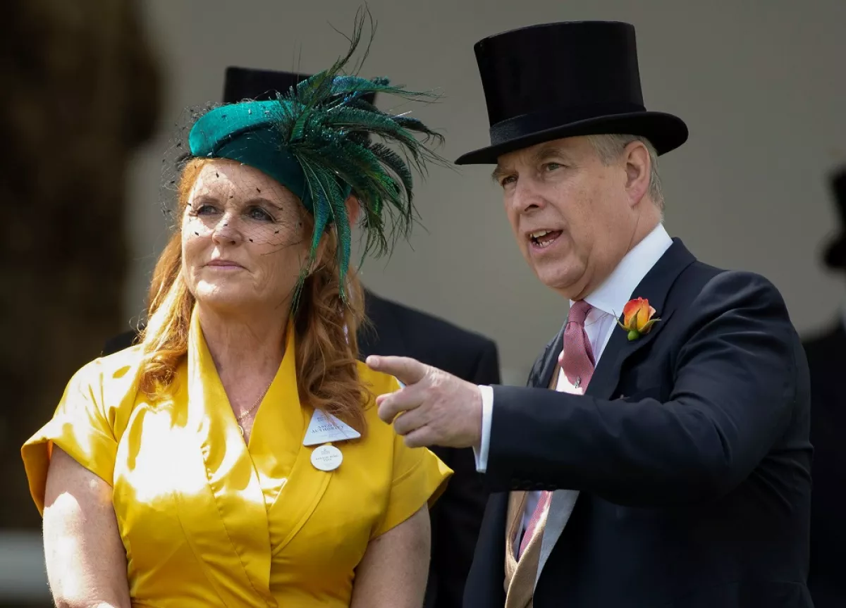 Sarah Ferguson y el príncipe Andrés