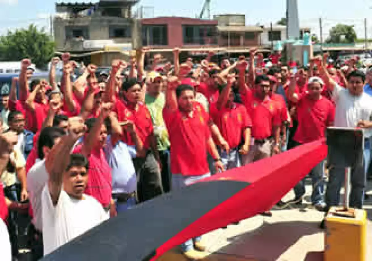 Los trabajadores sindicalizados están dispuestos a sostener el paro durante dos meses. (Foto: Notimex)