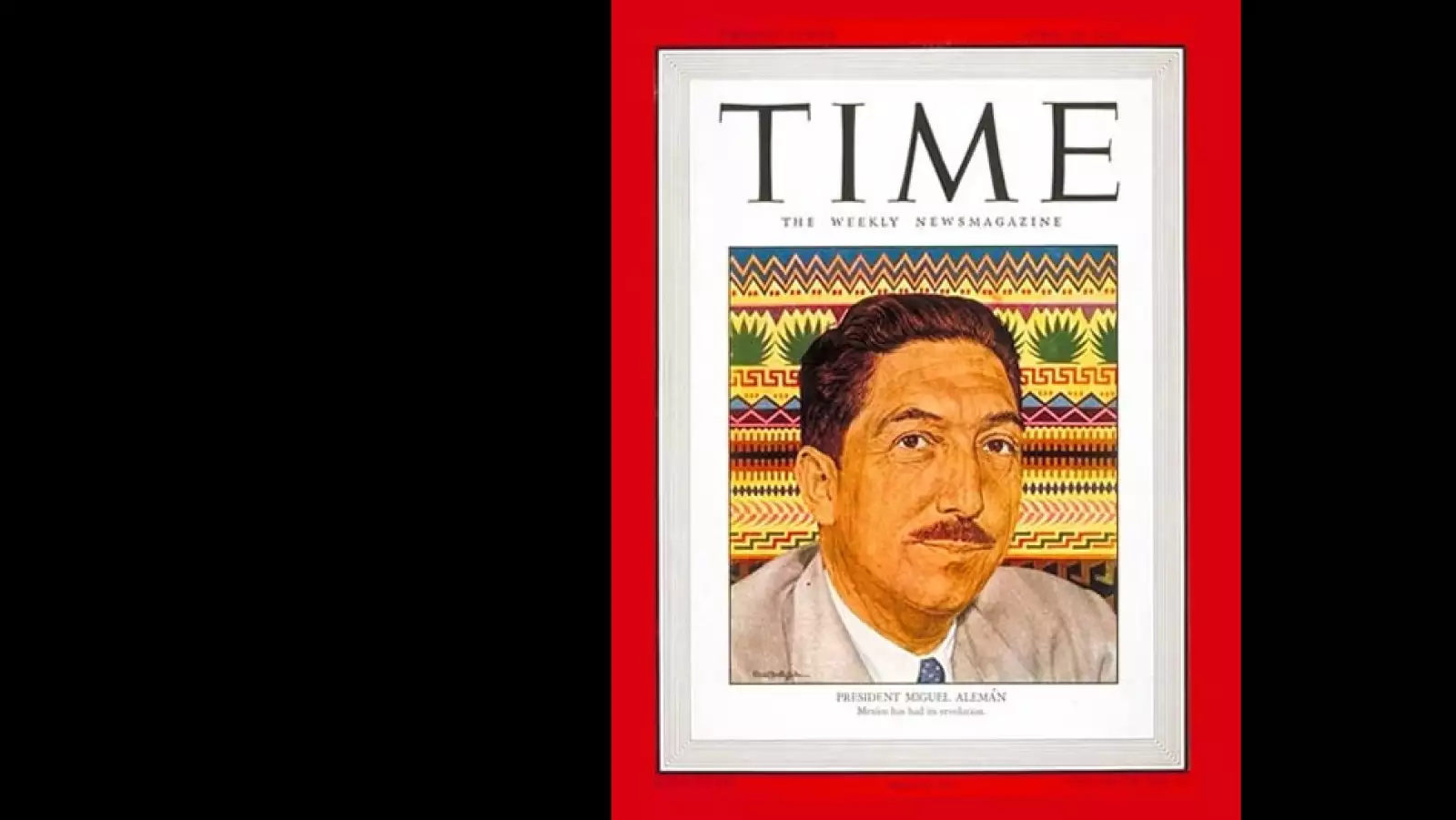 Miguel Aleman 1947 portada Time