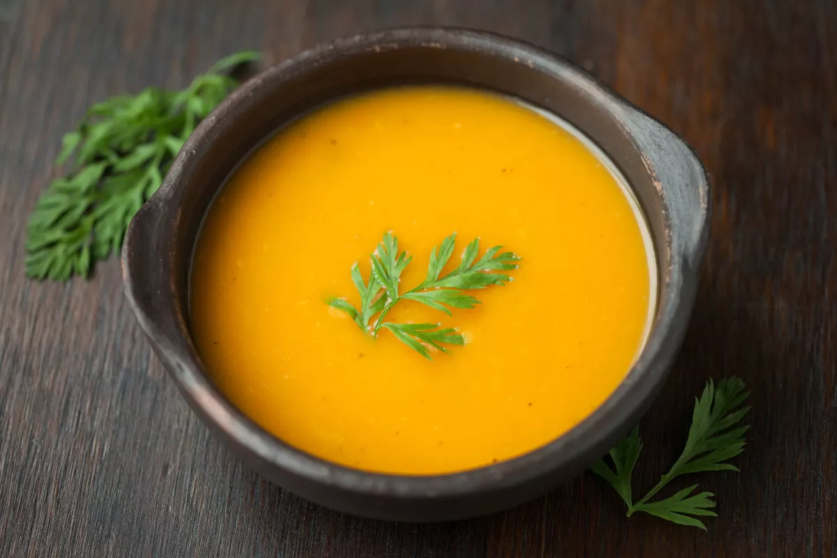 Crema de camote