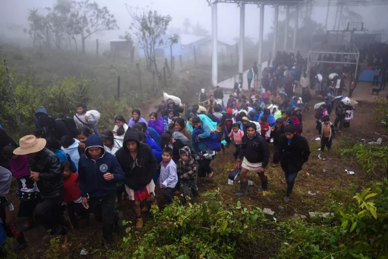 Desplazamiento forzado en Guerrero y Chiapas