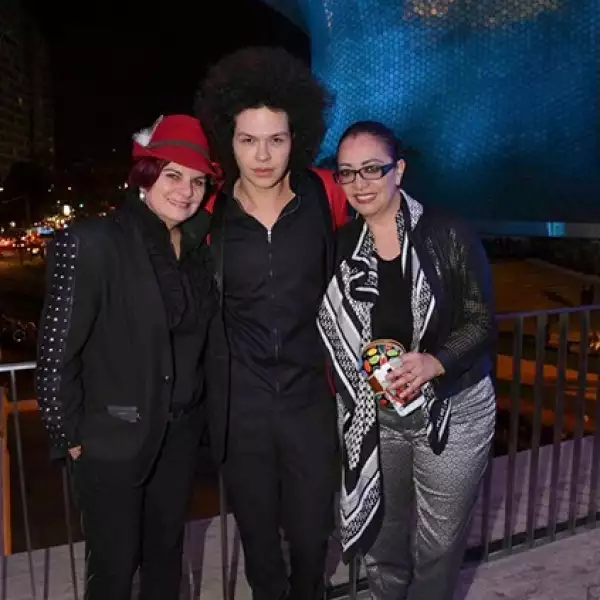 Delia González,Alex Reyna e Hilda Telles.