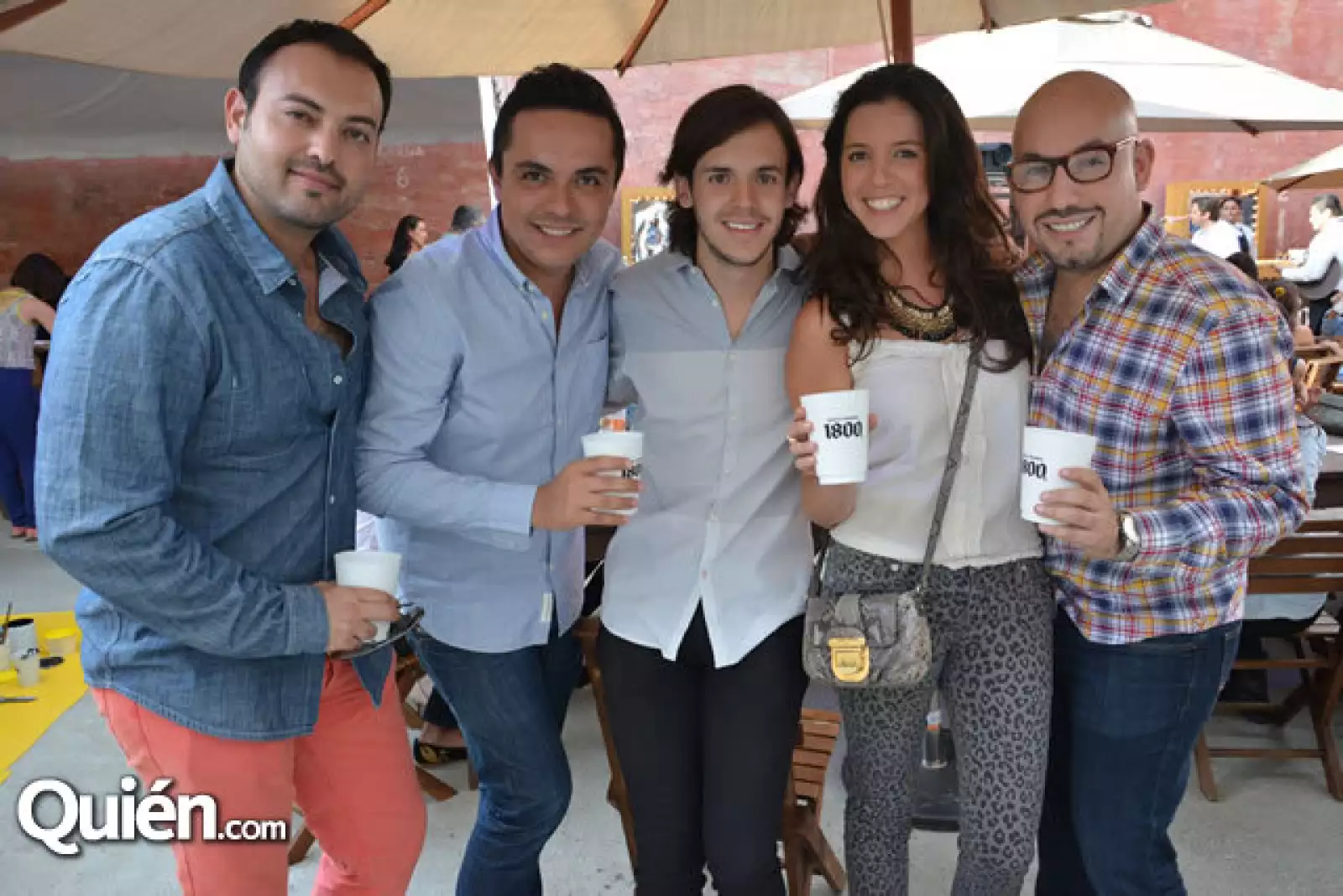 Abel Cortés, César Caudillo, Julio Sánchez, Mara Suero y Paulo Orendain