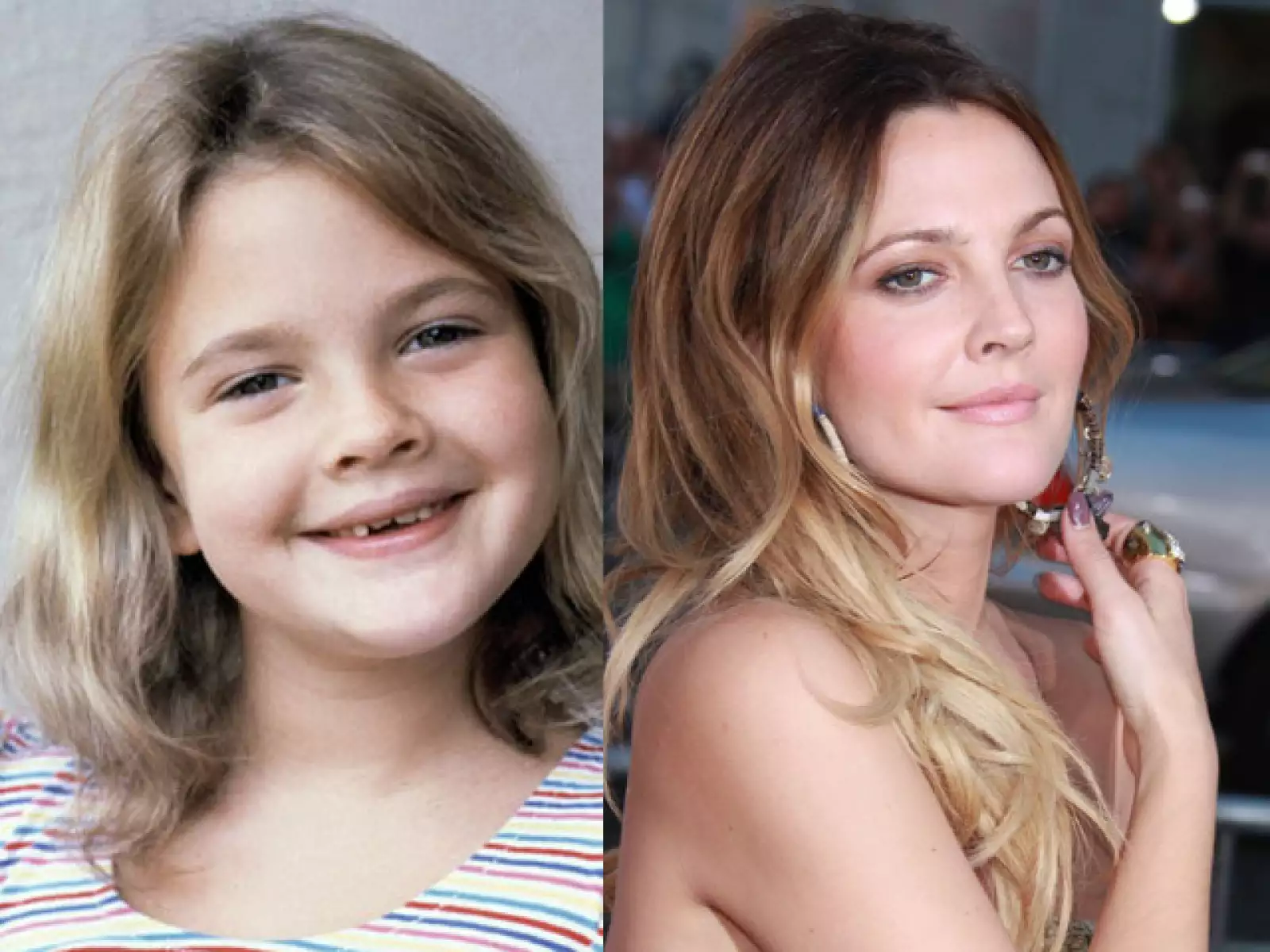 Drew Barrymore causó ternura con su personaje en E.T, ahora esta `Ángel de Charlie´ es una sexy actriz y productora de cine.