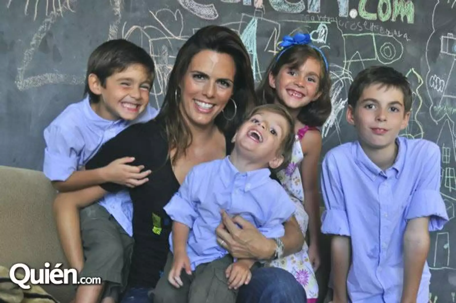 Ferrán,Rosa María Oliver de Blanco,Diego,Vivian y Agustín