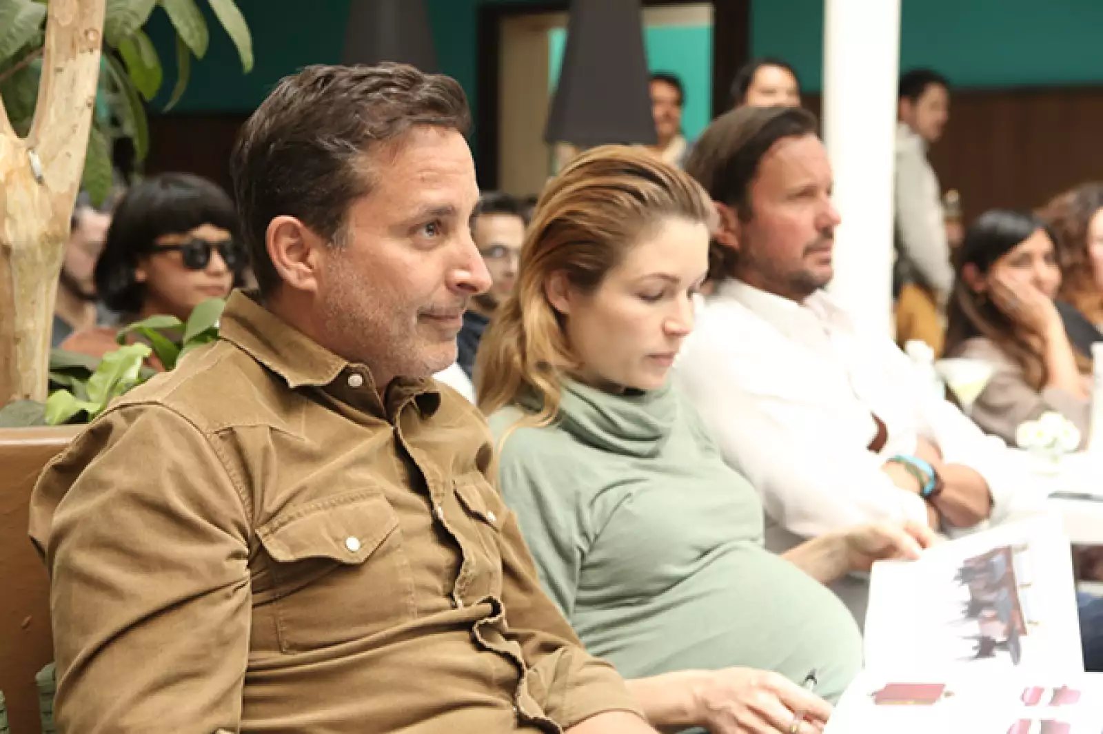 Moises Micha, Micaela de Bernardi y Eduardo Prieto