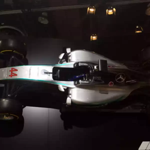 Este es el vehículo con el que Mercedes Benz ganó en el Gran Premio de México.